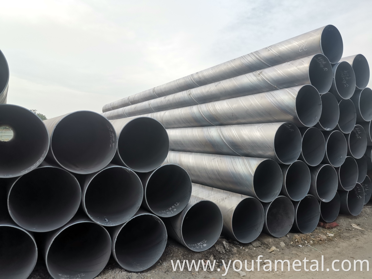 Spiral welded steel pipe